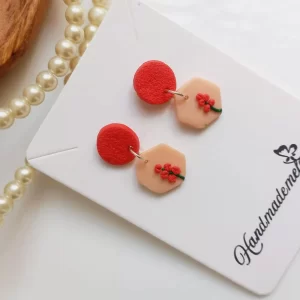 Handmade cute polymer clay earrings